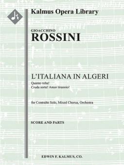 L'Italiana in Algeri; No. 4: Act I 