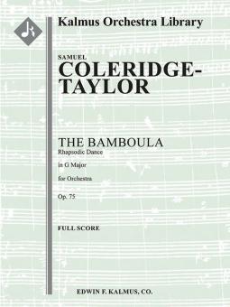 The Bamboula; Rhapsodic Dance, Op. 75 