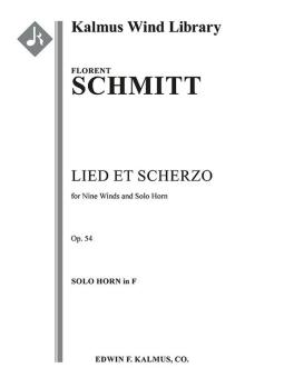 Lied et Scherzo Op 54 