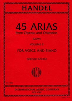 45 Arien aus Opern und Oratorien Vol. 2 