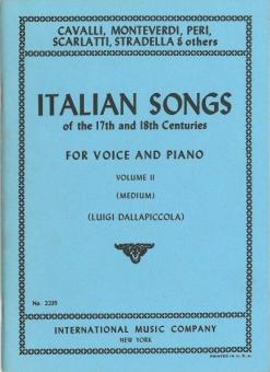 Italian Songs of the 17th and 18th Centuries Vol. 2 Low 