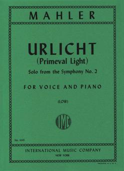 Urlicht for Low Voice 
