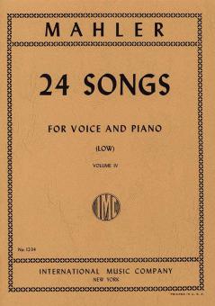 24 Lieder 4 für tiefe Stimme 