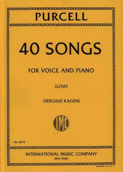 40 Lieder für tiefe Stimme und Klavier 