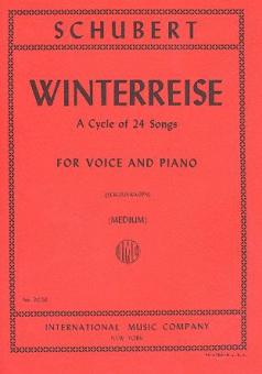 Die Winterreise für mittlere Stimme 