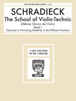 The School Of Violin Technic Book 1 