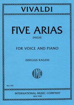 Five Arias for High Voice 