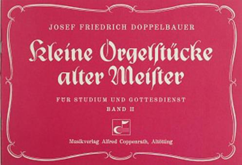 Kleine Orgelstücke alter Meister II Download