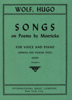 52 Songs On Poems by Mörike Vol. 2 High Voice 