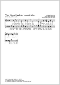 Vom Himmel hoch, da komm ich her D-Dur Download
