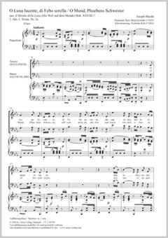 O Luna lucente, di Febo sorella (O Mond, Phoebens Schwester) Download