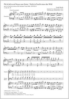 Più la belva nel bosco non freme (Nicht in Furcht muss das Wild) Download