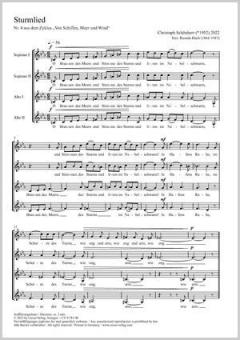 Sturmlied "O Brausen des Meers und Stimme des Sturms" Download