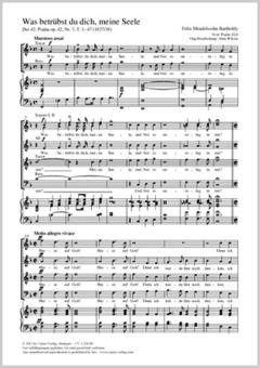 Was betrübst du dich, meine Seele MWV 42 Download