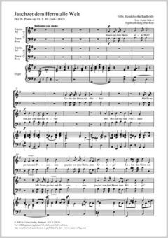 Jauchzet dem Herrn alle Welt Download
