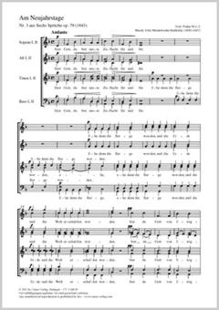 Am Neujahrstage F-Dur B 44 Download