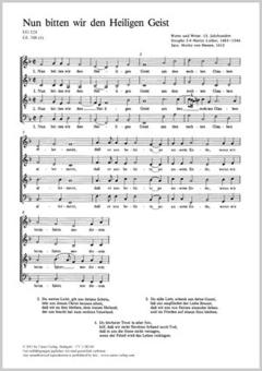 Nun bitten wir den Heiligen Geist Download