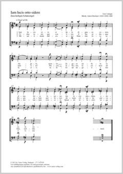 Iam lucis orto sidere WAB 18, 1. Fassung Download