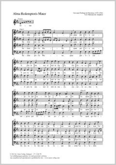 Alma Redemptoris Mater Es-Dur Download