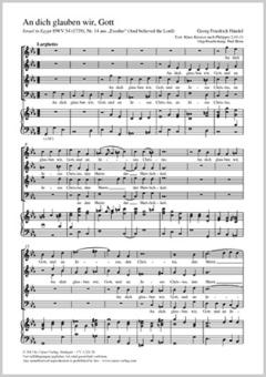 An dich glauben wir Download