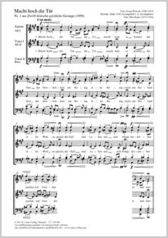 Macht hoch die Tür G-Dur, 1 Download