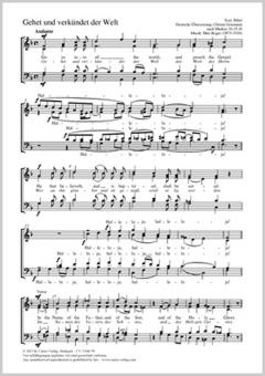 Gehet und verkündet der Welt Download