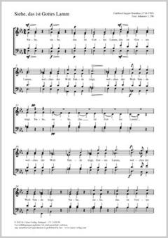Siehe, das ist Gottes Lamm Es-Dur Download
