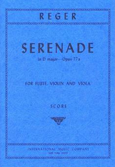 Serenade, Op. 77a for Flute, Violin & Viola 