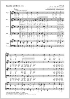 In dulci jubilo (Nun singet und seid froh) G-Dur Download