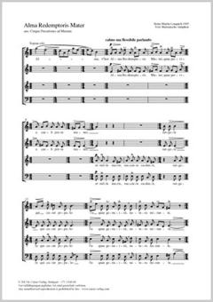 Alma redemptoris mater a-Moll Download