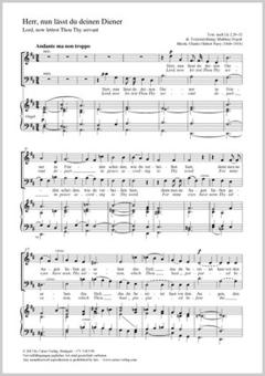 Herr, nun lässt du deinen Diener Download