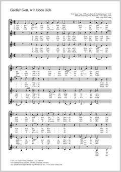 Großer Gott, wir loben dich Download