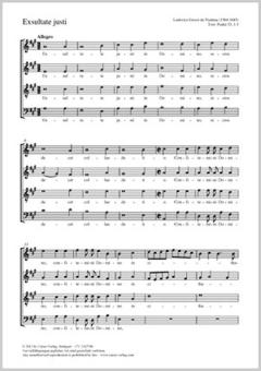 Exsultate justi A-Dur Download