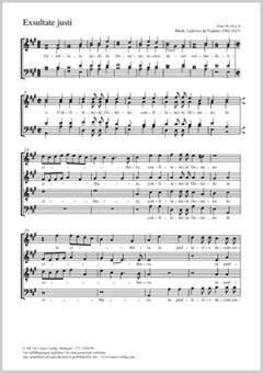 Exsultate justi Download