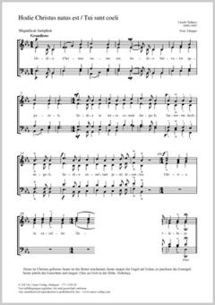 Hodie Christus natus es / Tui sunt coeli Download