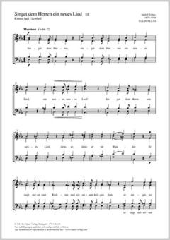 Singet dem Herrn ein neues Lied Download
