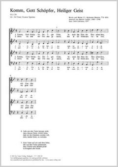 Komm, Gott Schöpfer, Heiliger Geist Download