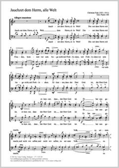 Jauchzet dem Herrn, alle Welt Download