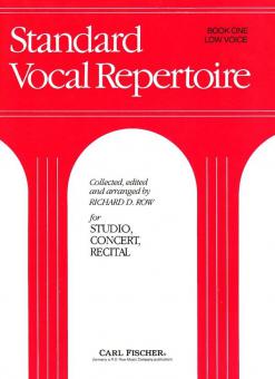 Standard Vocal Repertoire Book 1 
