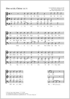 Ehre sei dir, Christe dorisch Download