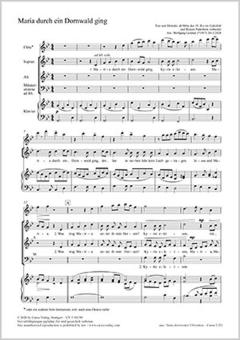 Maria durch ein' Dornwald ging Download