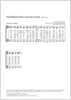 Vom Himmel hoch, da komm ich her C-Dur Download