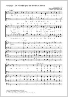 Halleluja - Du wirst Prophet des Höchsten heißen Download