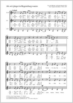 Als wir jüngst in Regensburg waren Download