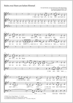 Stehn zwei Stern am hohen Himmel Download