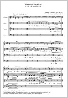 Memento Creatoris tui Download