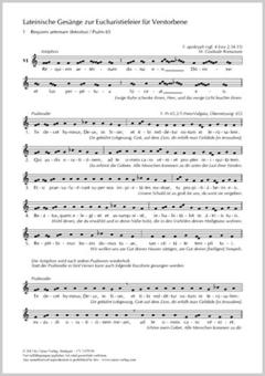 Lateinische Gesänge zur Eucharistiefeier für Verstorbene Download