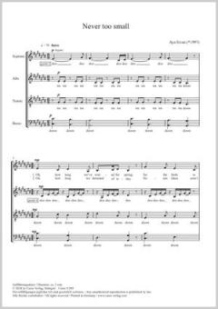 Never too small Standard