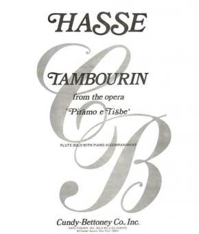 Tambourin From Piramo E Tisbe 