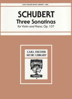 3 Sonatinas op. 137 